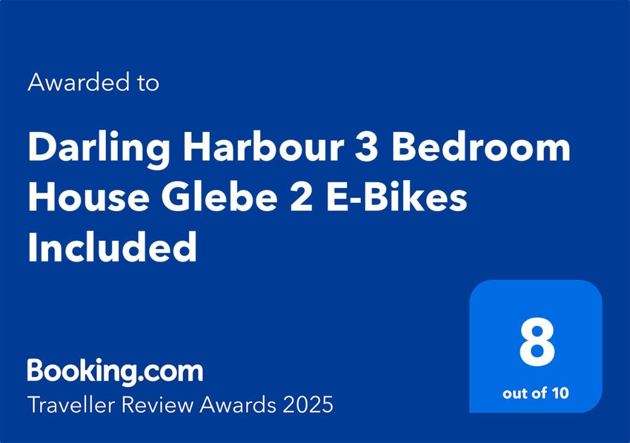 Darling Harbour 3 Bedroom House Glebe 2 E-Bikes Included Sydney Eksteriør bilde